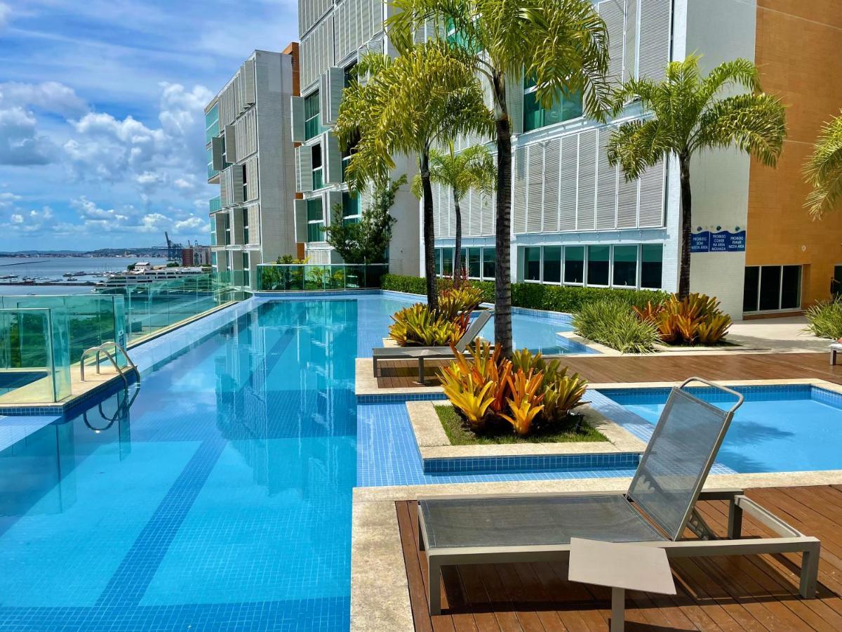 Cloc Marina Vista Mar P/ A Baia De Todos Os Santos Apartment ซัลวาดอร์ ภายนอก รูปภาพ