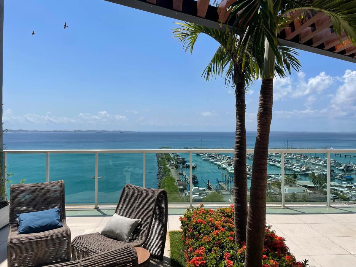 Cloc Marina Vista Mar P/ A Baia De Todos Os Santos Apartment ซัลวาดอร์ ภายนอก รูปภาพ