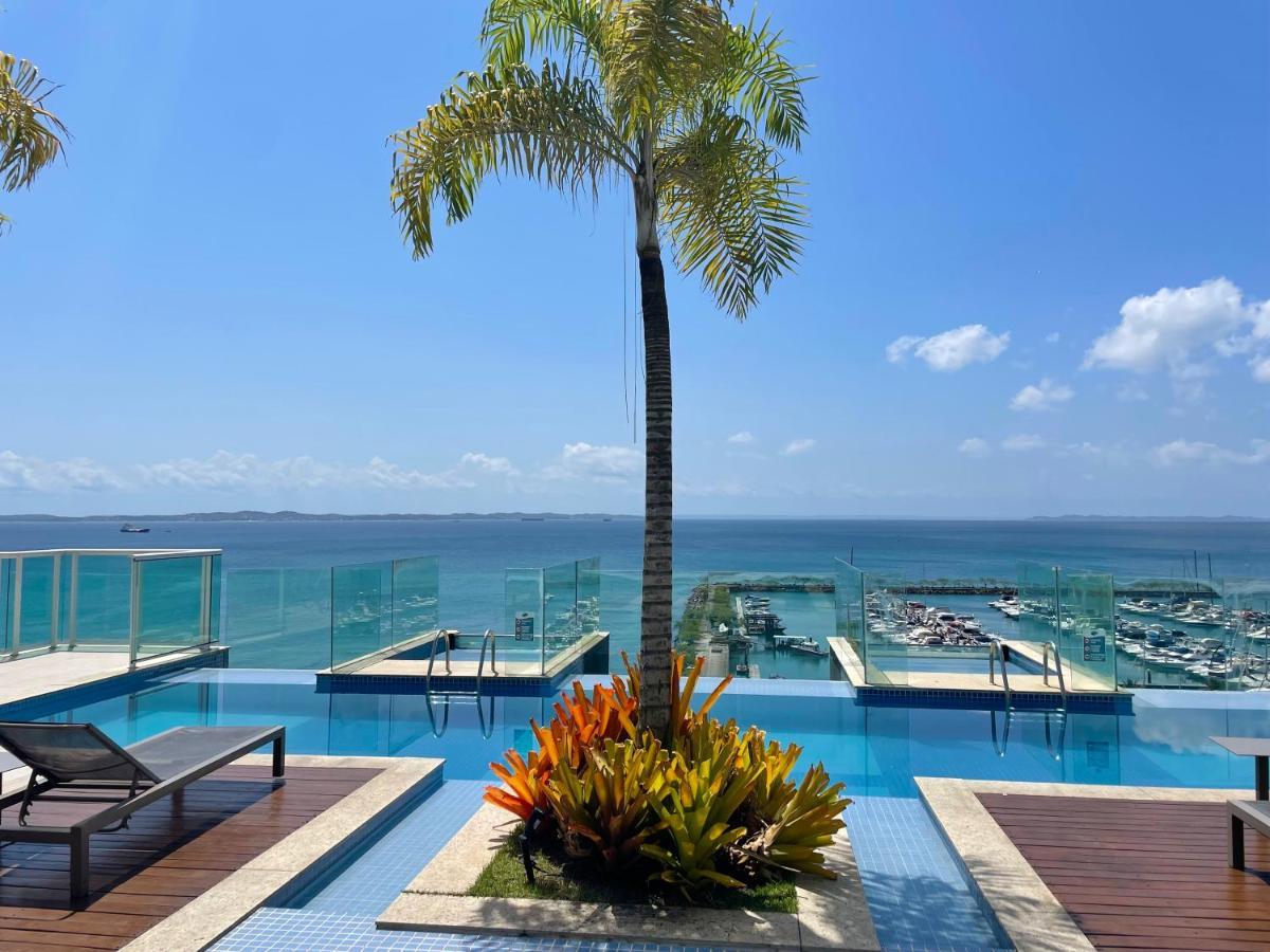 Cloc Marina Vista Mar P/ A Baia De Todos Os Santos Apartment ซัลวาดอร์ ภายนอก รูปภาพ