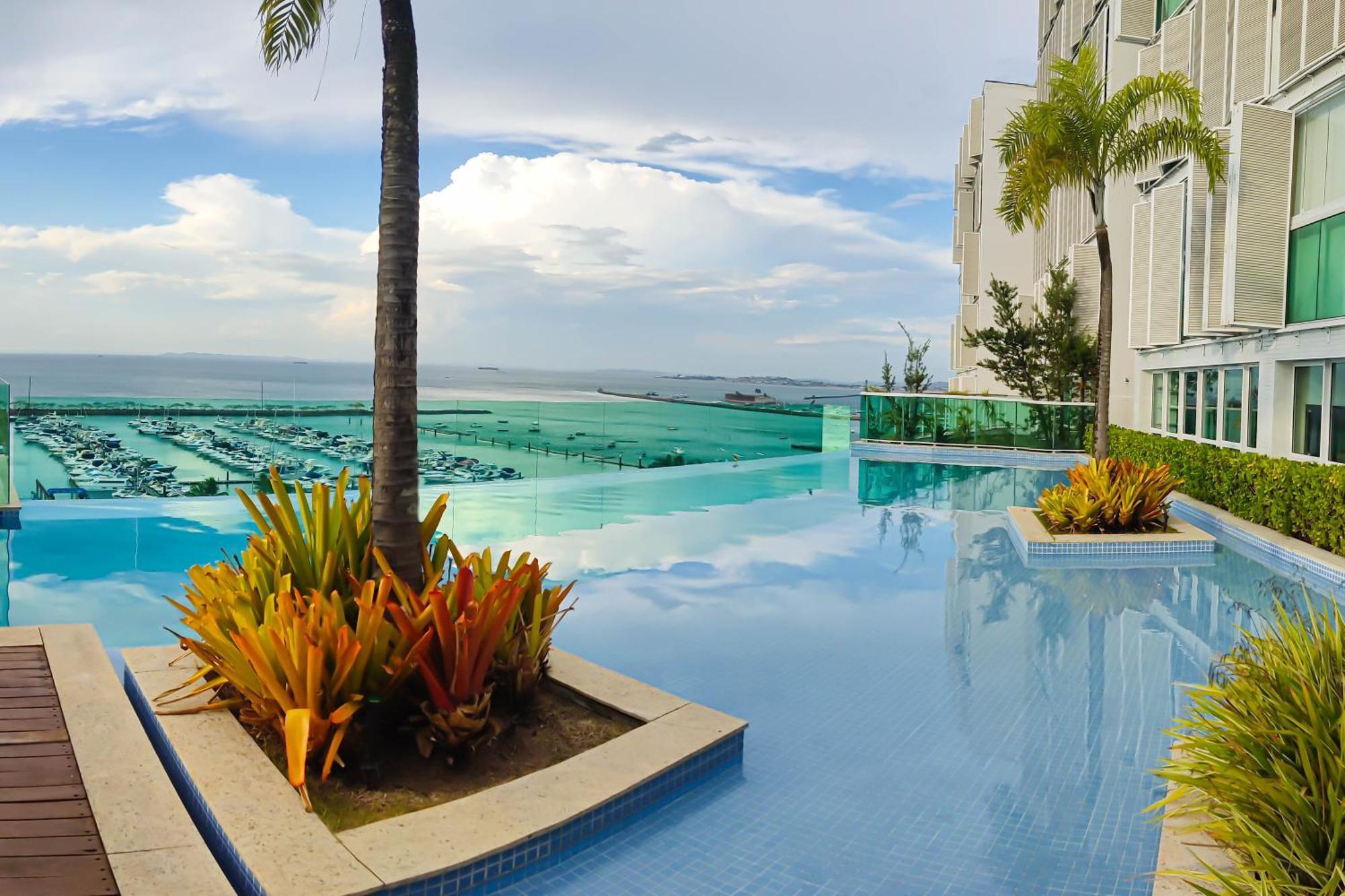 Cloc Marina Vista Mar P/ A Baia De Todos Os Santos Apartment ซัลวาดอร์ ภายนอก รูปภาพ