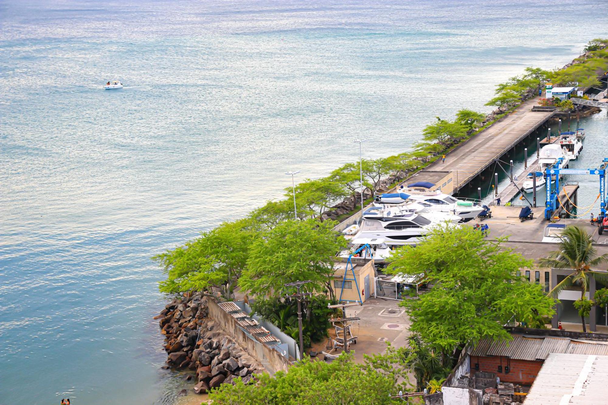 Cloc Marina Vista Mar P/ A Baia De Todos Os Santos Apartment ซัลวาดอร์ ภายนอก รูปภาพ