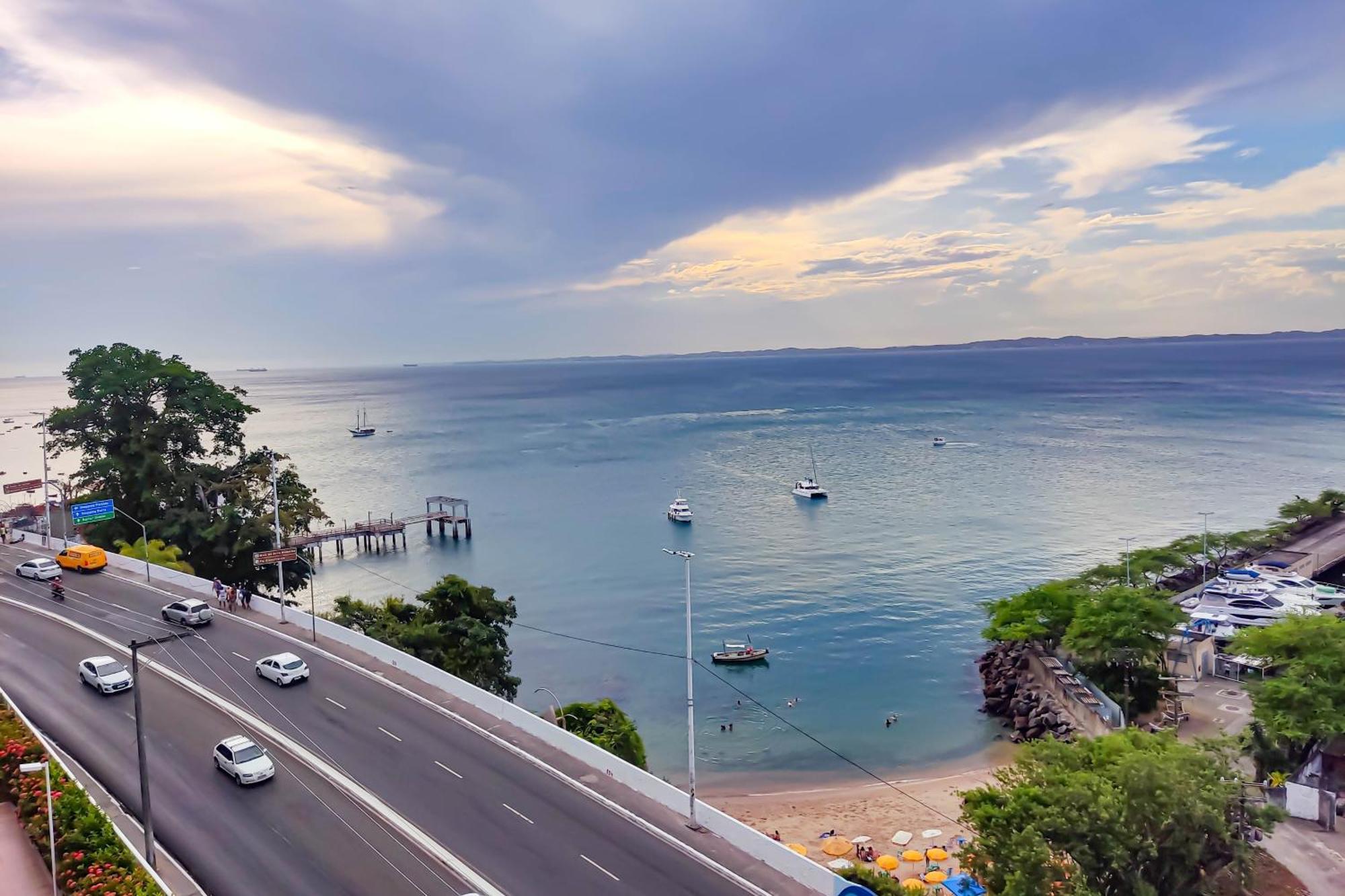 Cloc Marina Vista Mar P/ A Baia De Todos Os Santos Apartment ซัลวาดอร์ ภายนอก รูปภาพ